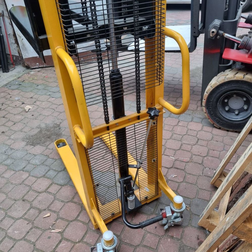 ręczny hydrauliczny  NOWY podnośnik widłowy (układarka