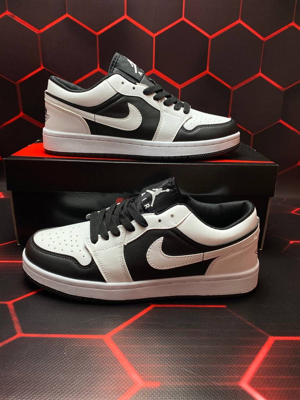 Кроссовки Air Jordan 1 Low white Black