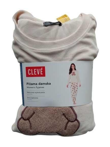 Piżama damska welurowa w MISIE  - roz. M, L, XL