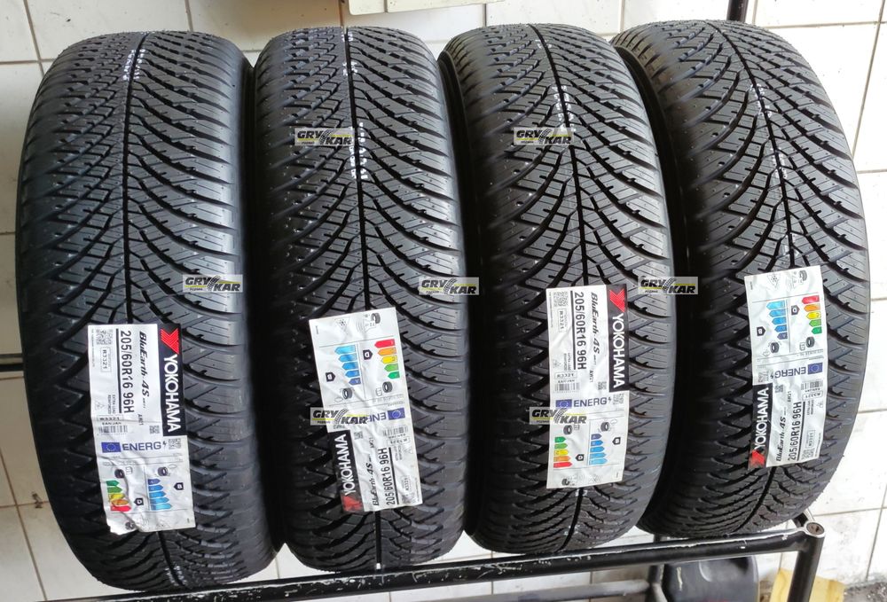 4x 205/60R16 Yokohama BluEarth AW21 2025r klasa PREMIUM 3 lata gwar.