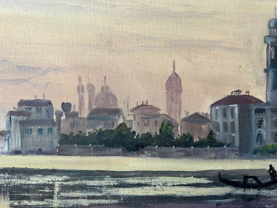 Картина на замовлення Венеція Міський пейзаж 45/65 Полотно .Олія