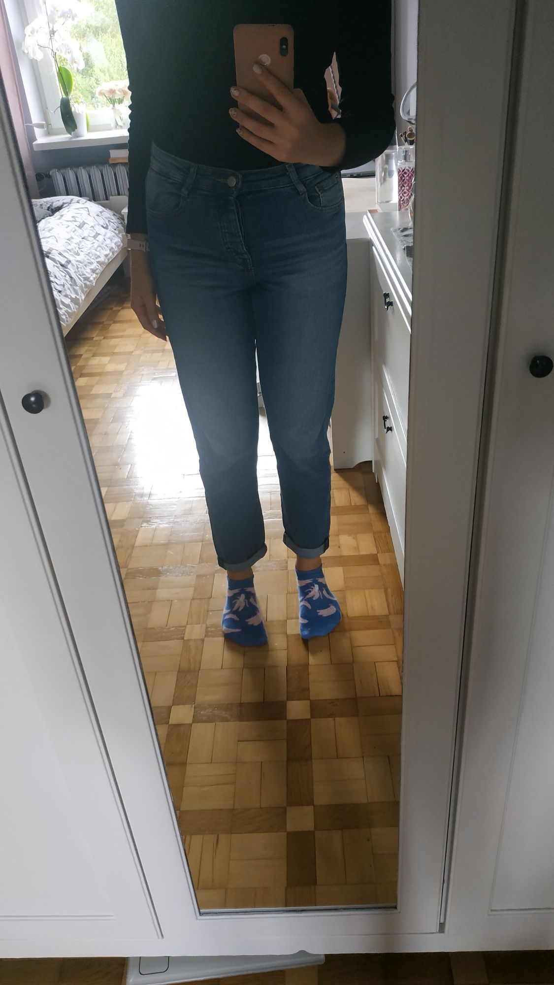 Jeansy regular rozm. 36/38