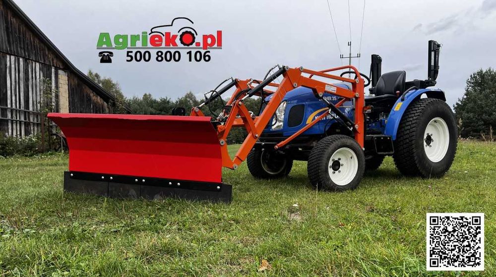 Najlepszy pług do odśnieżania na ciągnik, ładowarkę, wózek widłowy HIT