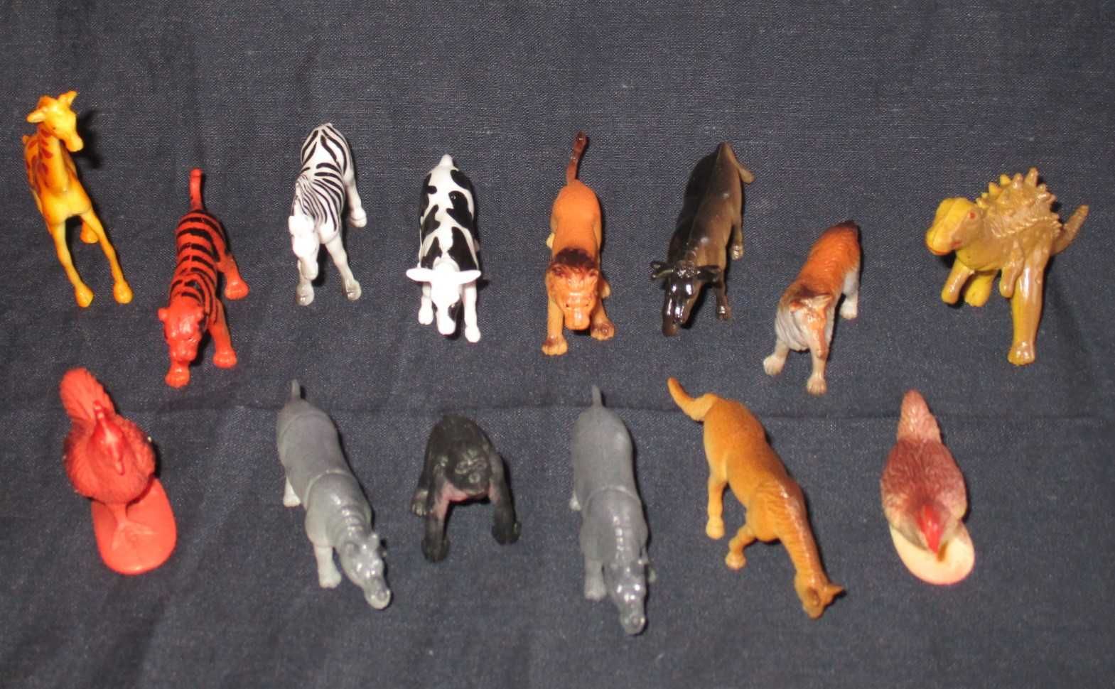 Conjunto de Animais Figuras Brinquedos 14 peças