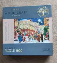 Trefl wooden puzzle 1000 Christmas Alley