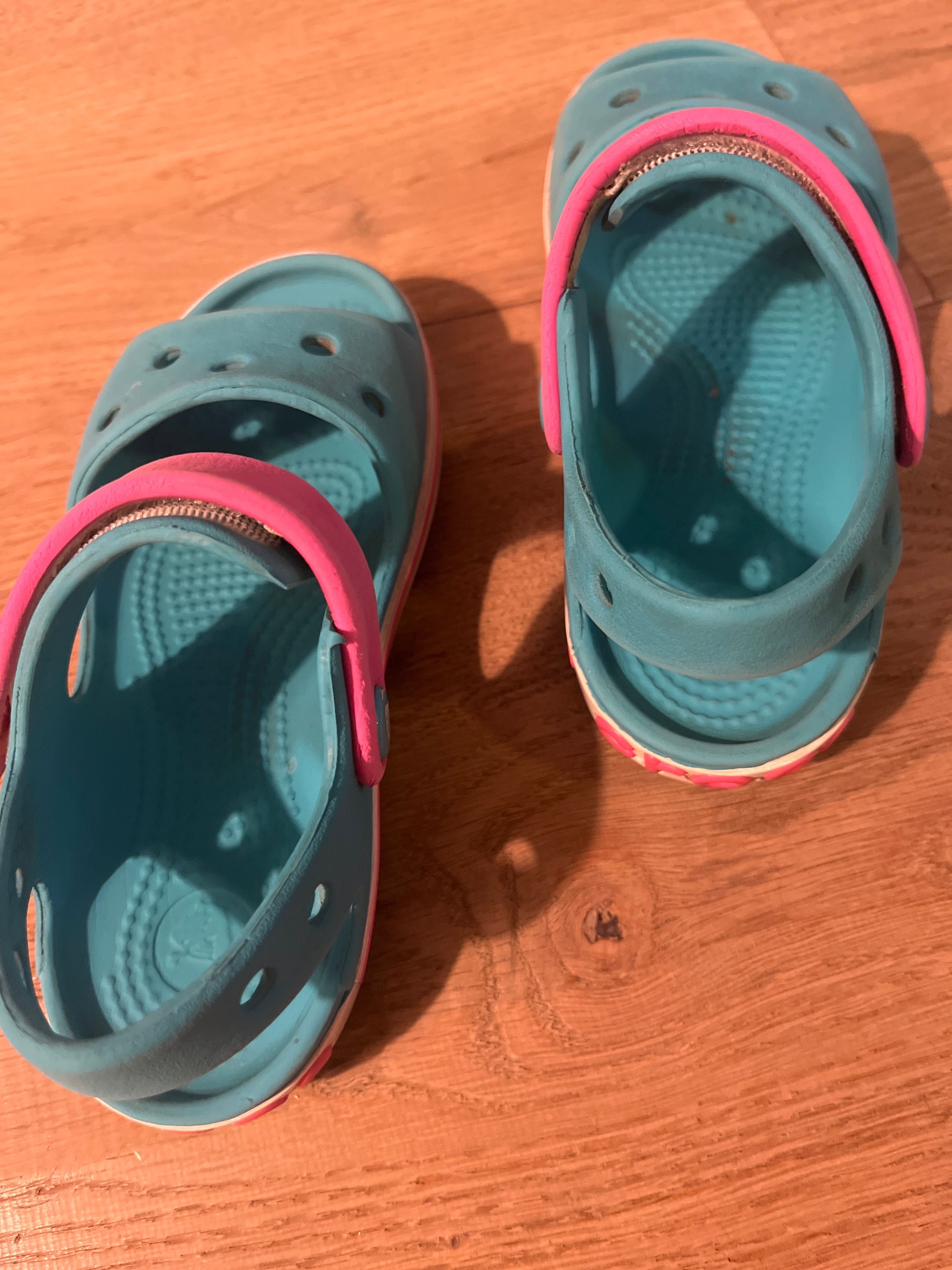 Sandały Crocs c10 niebieskie