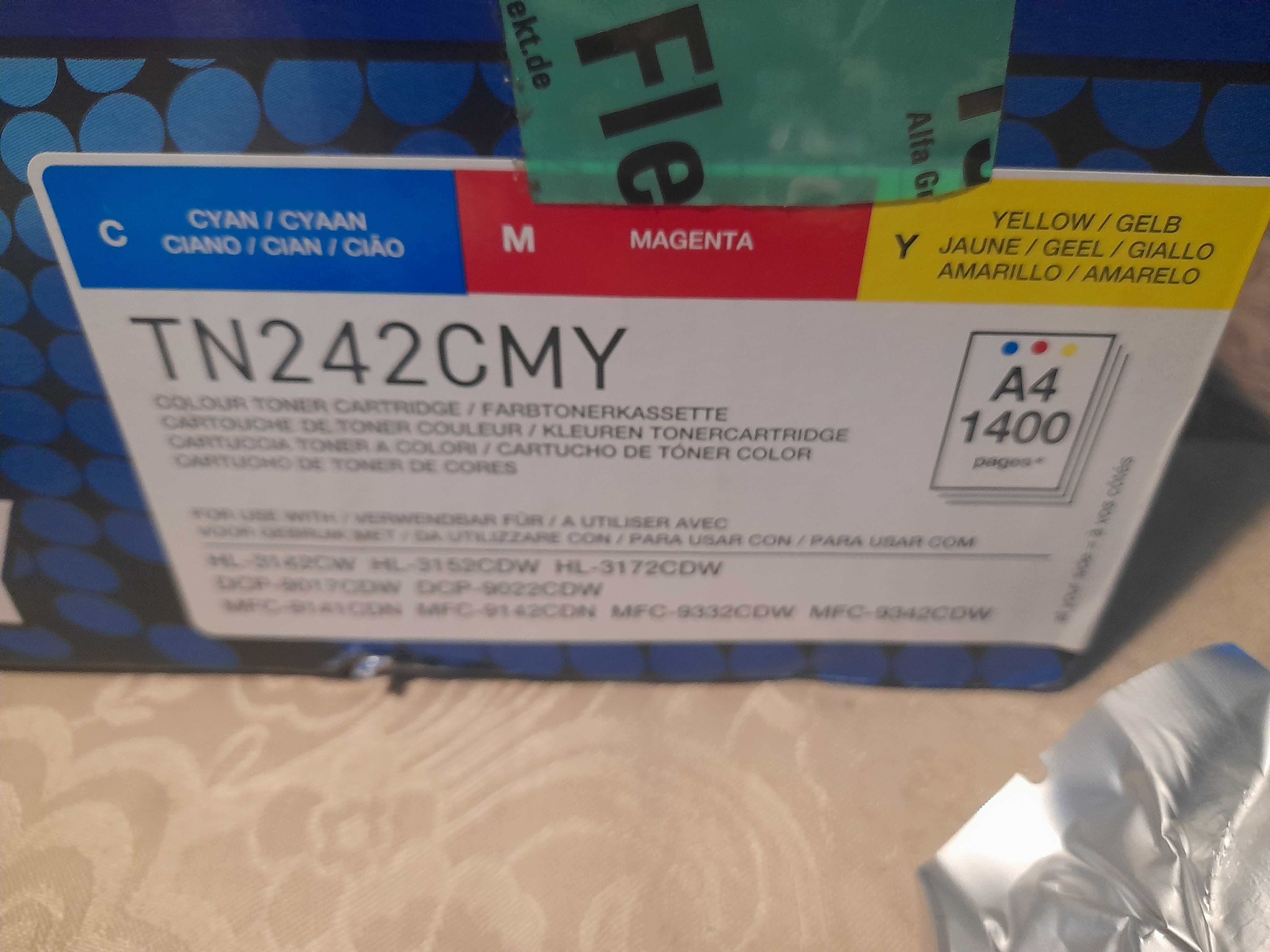 Toner Brother TN242CMY magenta blue yellow