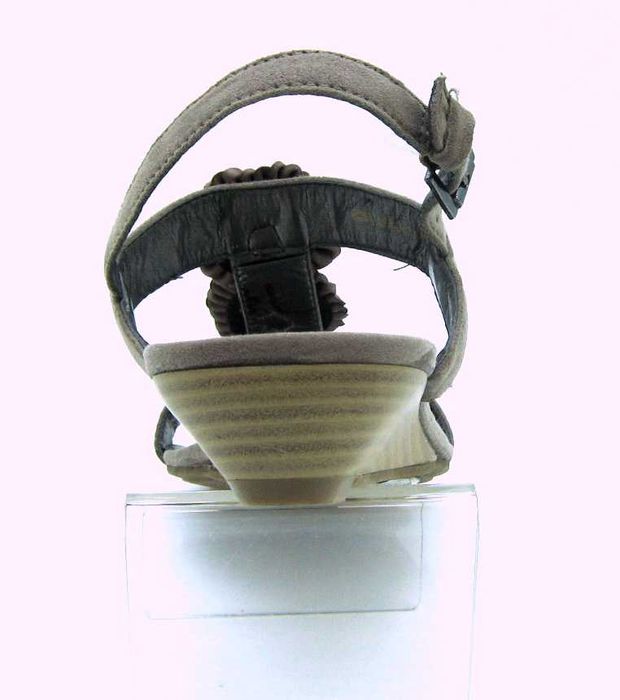 Sandały  DAMSKIE Brązowe ELEGANCKIE Klasyczne  41