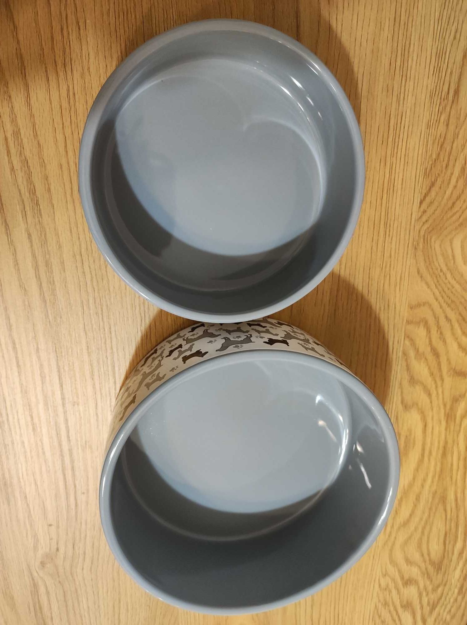 Miski ceramiczne dla psa / miska dla psa / 2 sztuki: 16 i 20 cm / NOWE