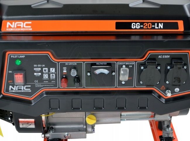 NOWY Agregat prądotwórczy 2,2 KW NAC GG-20-LN z systemem AVR