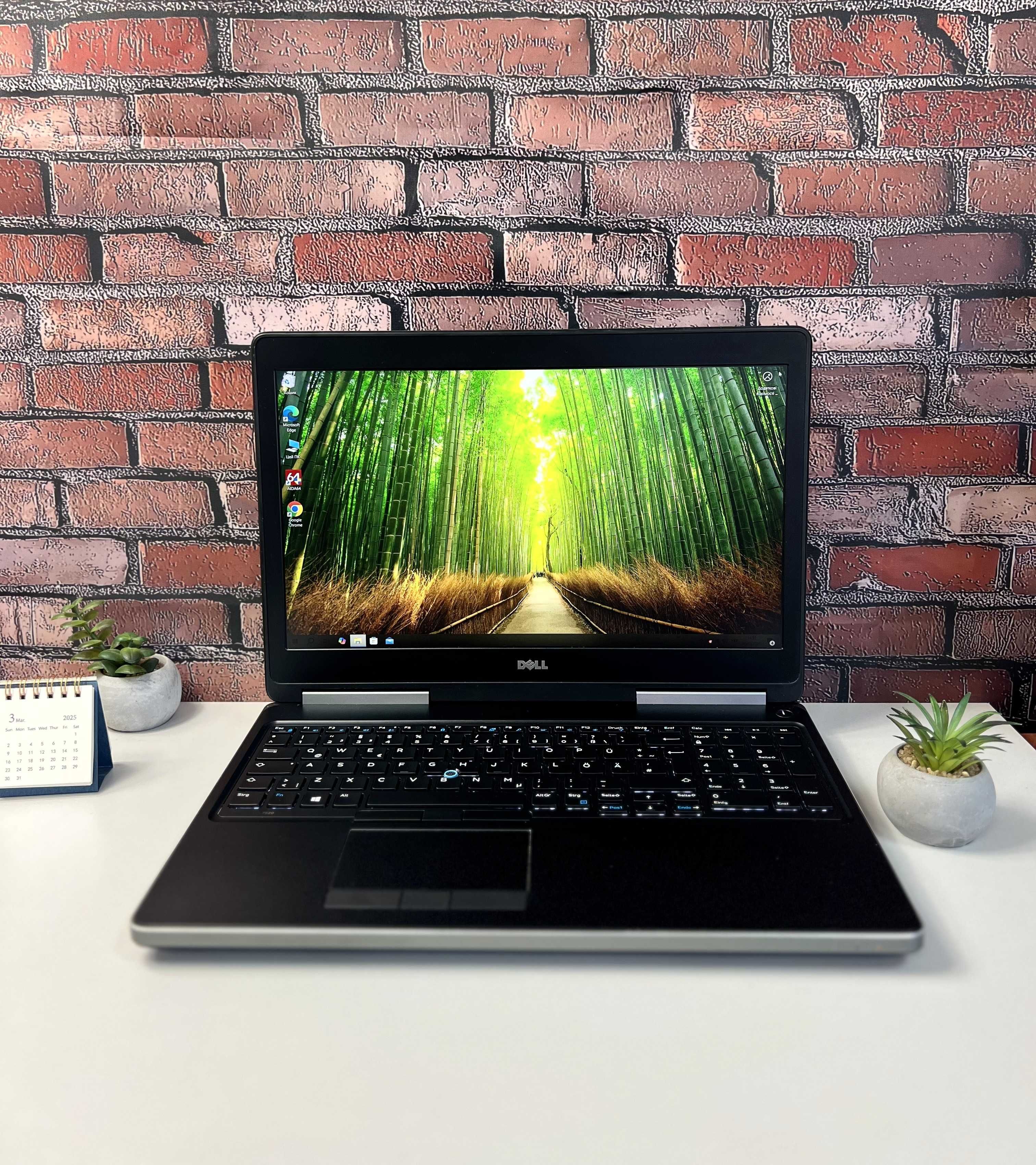 NVIDIA M1200 4GB·Dell Precision 7520·i7-7820HQ·16GB+SSD 512·15.6"IPS