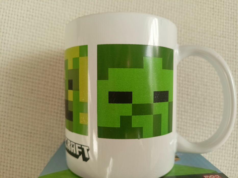 Kubek Minecraft w kartonie