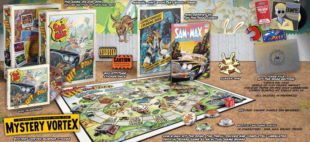 Sam & Max Hit the Road PC Big Box LRG Nowy/Folia