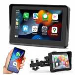 Ekran stereo samochodu motocyklowego z bezprzewodowym Carplay
