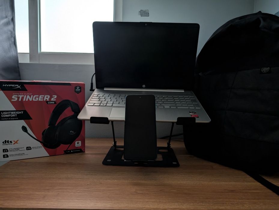 Pack Portátil + Headset + Acessórios.