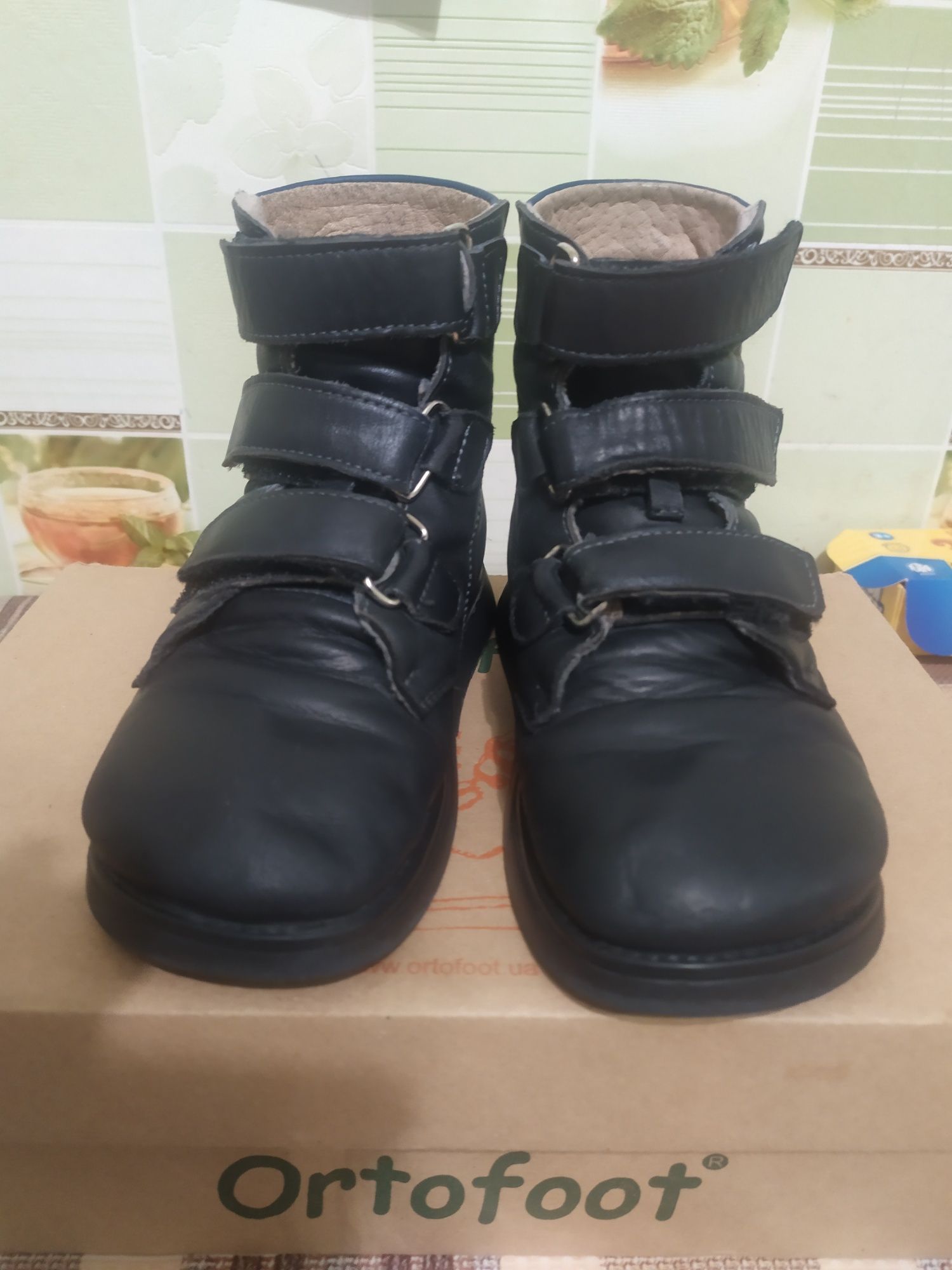Ортофут, демисезонные ботинки, ортопедические, ortofoot, 20 см