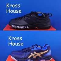 Кроссовки Merrell MTL MQM Triple Black Asics Gel-Challenger 12 Clay