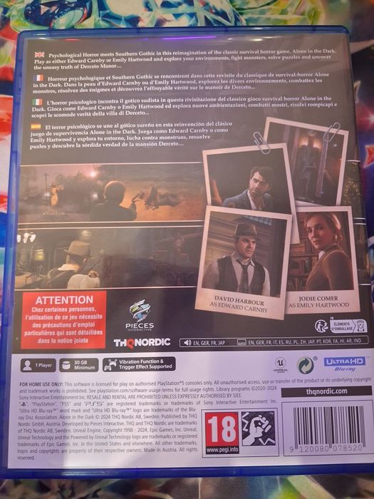 Alone In The Dark PS5