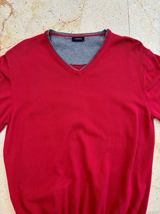 Czerwony sweter męski Lavard r. L