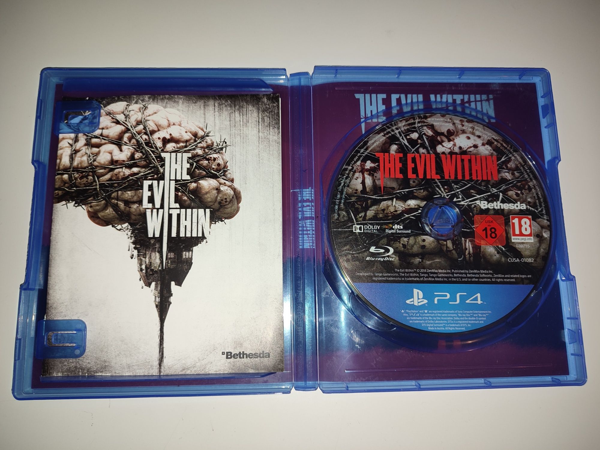 Gra Ps4 The Evil Within gry PlayStation 4 UFC Sniper GTA V Mafia Crash