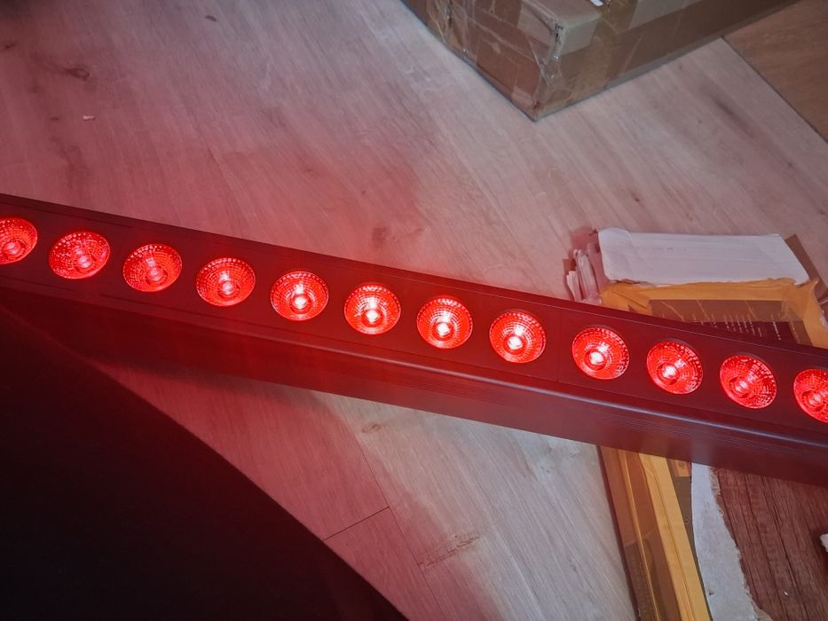 UKing LED DMX512 oświetlenie imprezowe 24x3W RGB Disco efekt świetlny