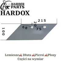 Lemiesz przedpłużka Pottinger HARDOX części pługa 2Xlepsze niż Borowe