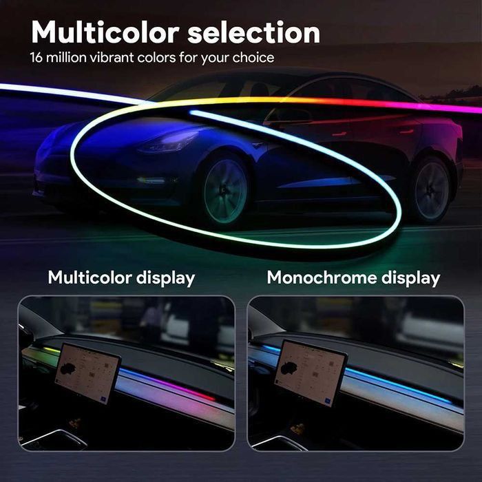 Контурная подсветка салона авто Ambient RGB