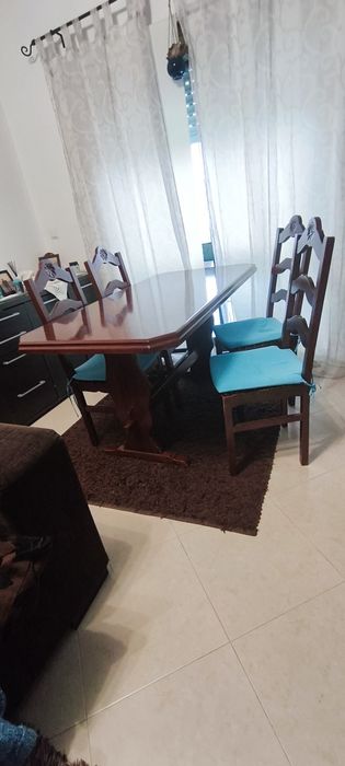 Conjunto mesa jantar+cadeiras