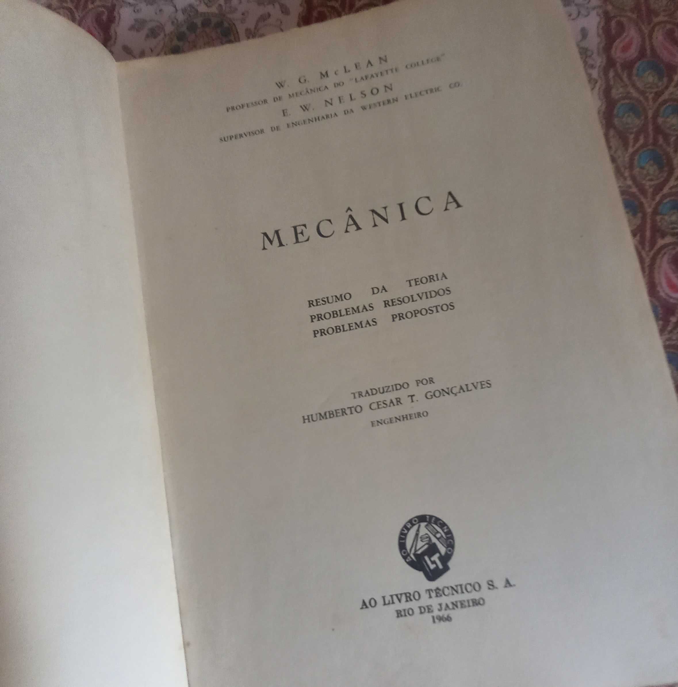 Livro Mecânica Coleção Schaum – McLean/ Nelson