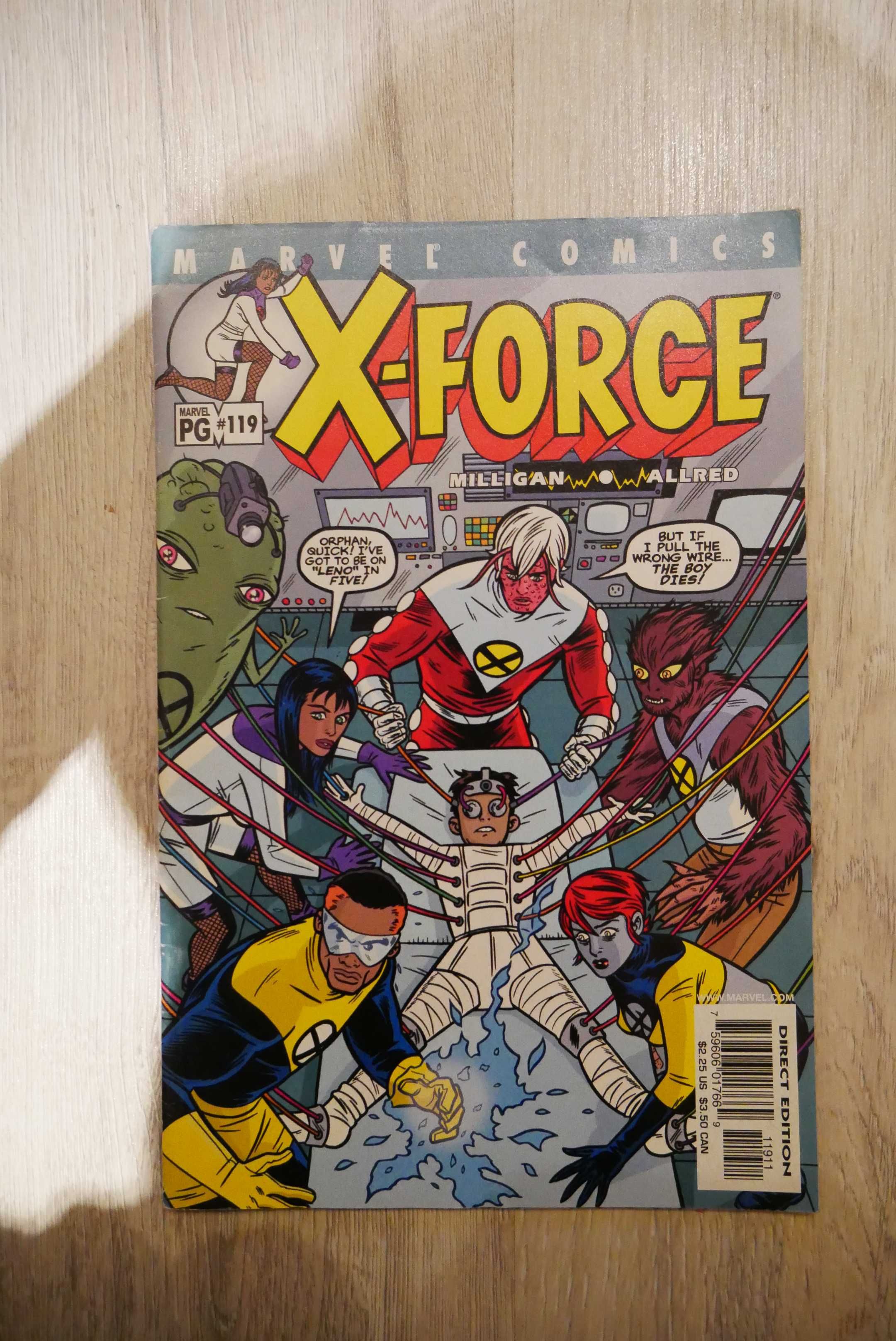 Komiks X-force #119, stare komiksy Marvel Comics