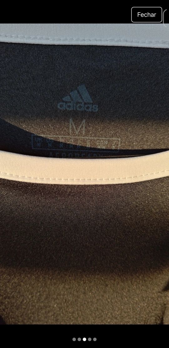 T-shirt Adidas preta