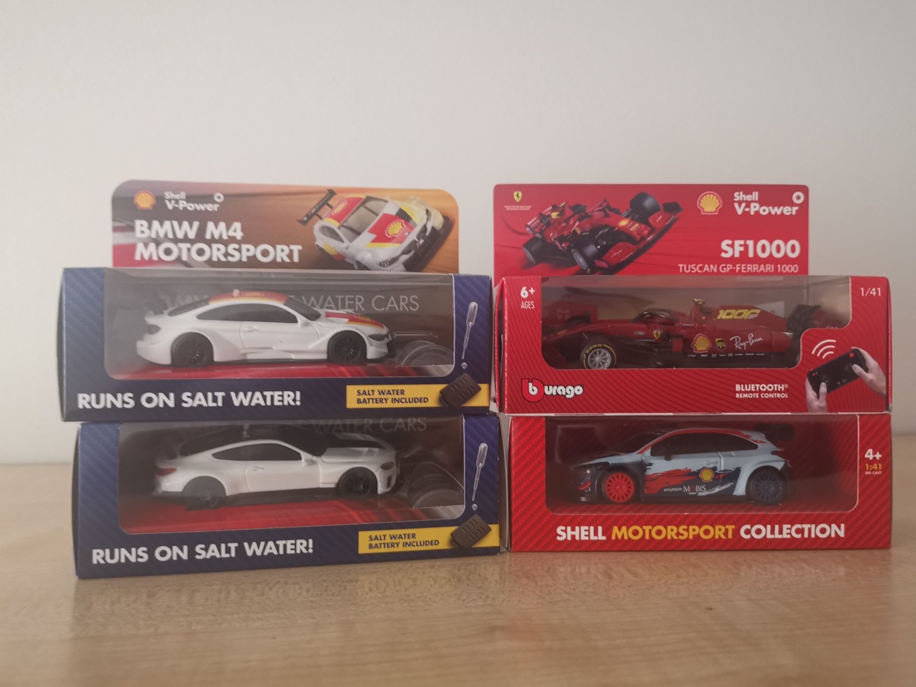 Modele Shell BMW Ferrari Hyundai F1 WRC DTM Nowe Nierozpakowane