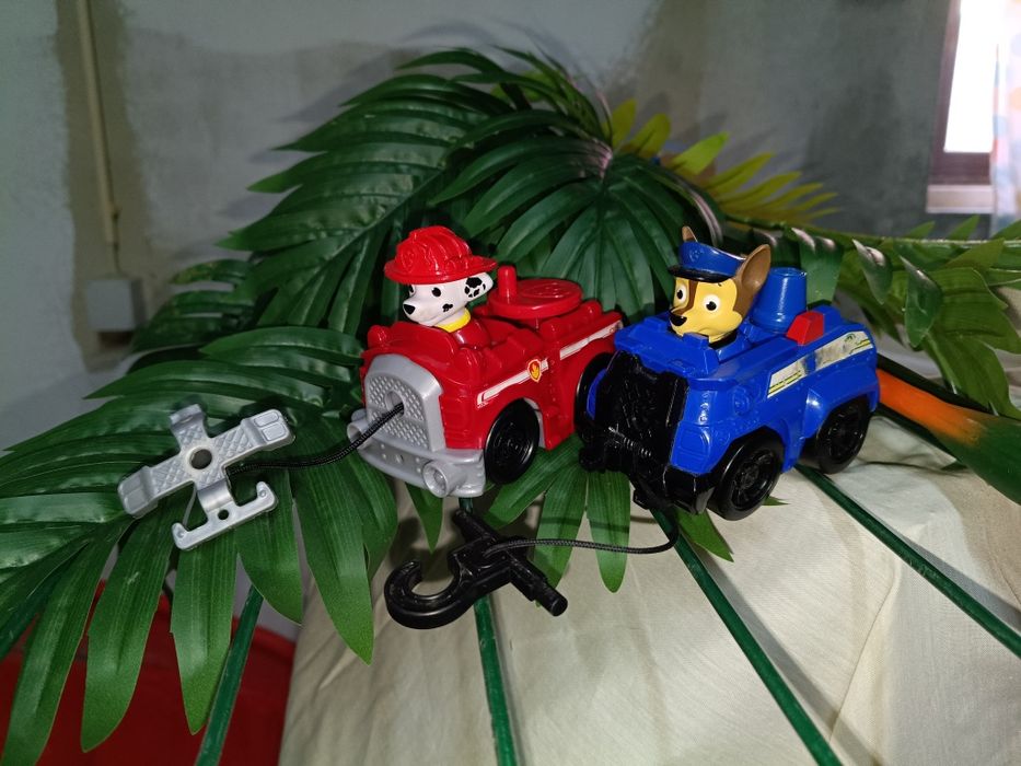Conjunto veículo pequenos patrulha Pata