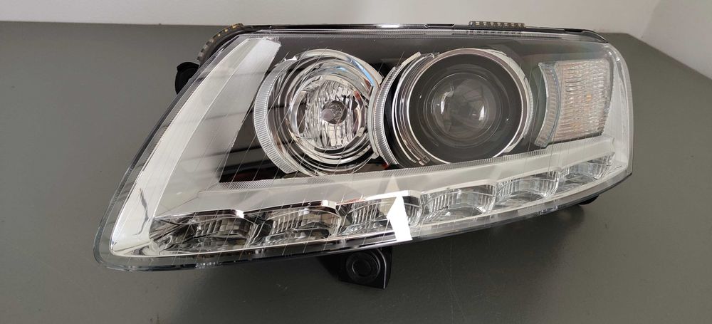 Lampa Przod Led Xenon Skrętny Audi A6 C6 4F Lift 08-11r NOWA Hella