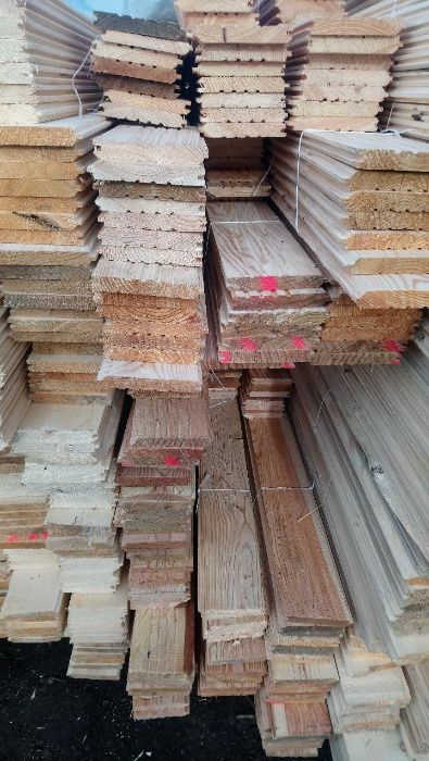 Modrzew Podbitka, Szalówka, Elewacja, Boazeria, Deska elewacyjna 2cm