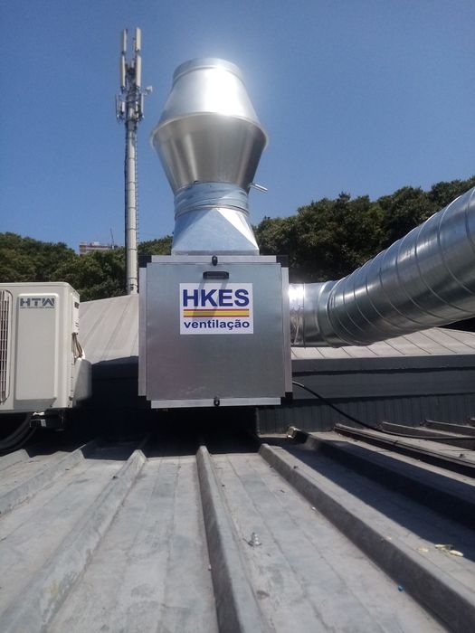 HOTTE INOX | Exaustor, COIFA Fumos | FILTRO ELECTROSTÁTICO