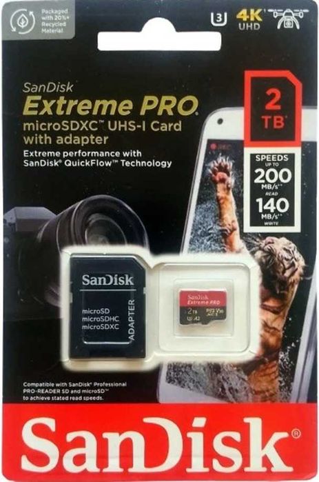 Cartão memória SanDisk Extreme Pro 2Tb