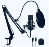 Profesjonalny Zestaw Audio Mikrofon Statyw Pop Filter
