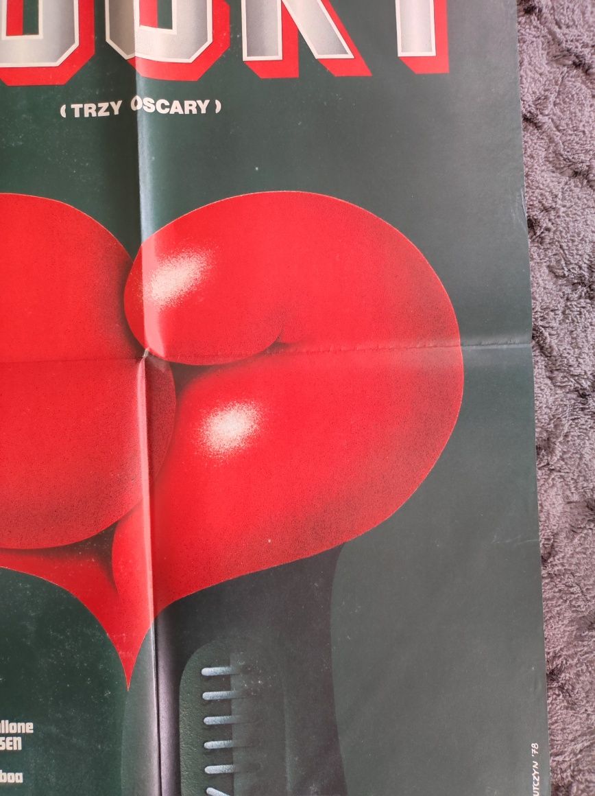 Plakat kinowy Rocky oryginał Lutczyn 78r.