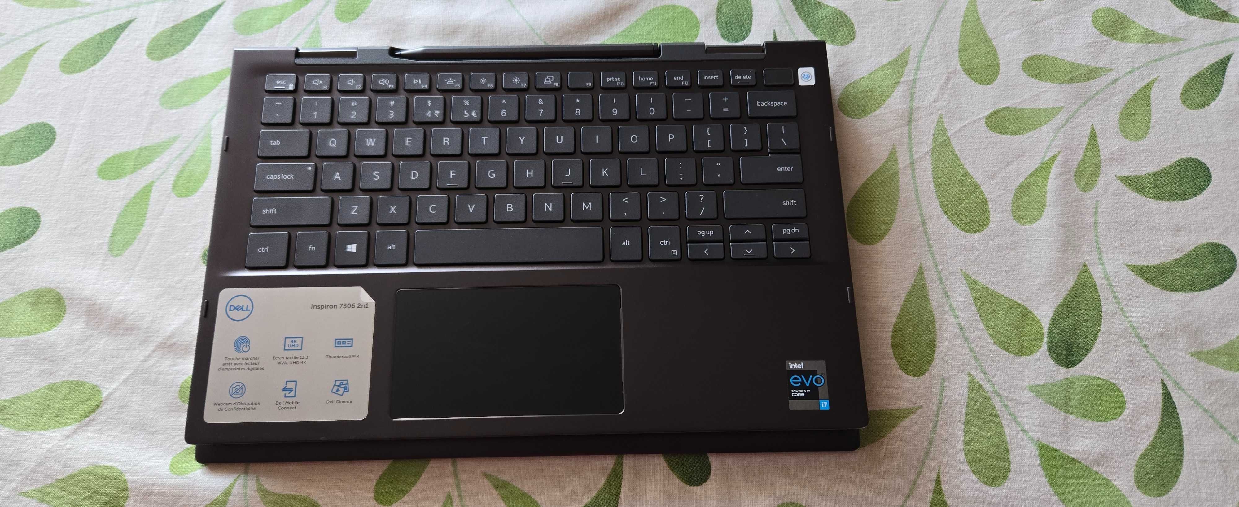Dell Inspiron 7306 2w1 i7-1165G7 16GB 512Gb  SSD Ekran 4K  Idealny !!!