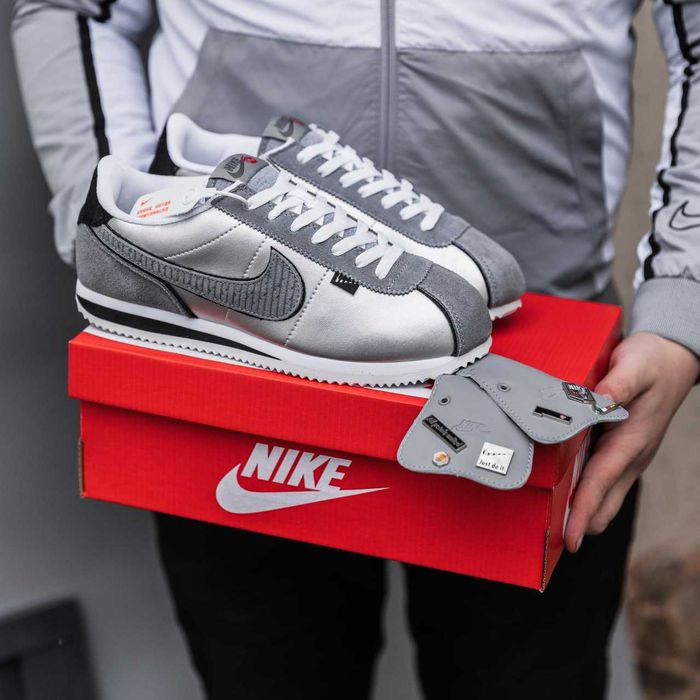 Кросівки Nike Cortez Double grey premium