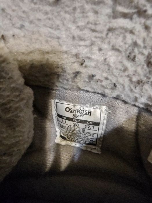 Зимове взуття дитяче OshKosh (США) 28 розмір