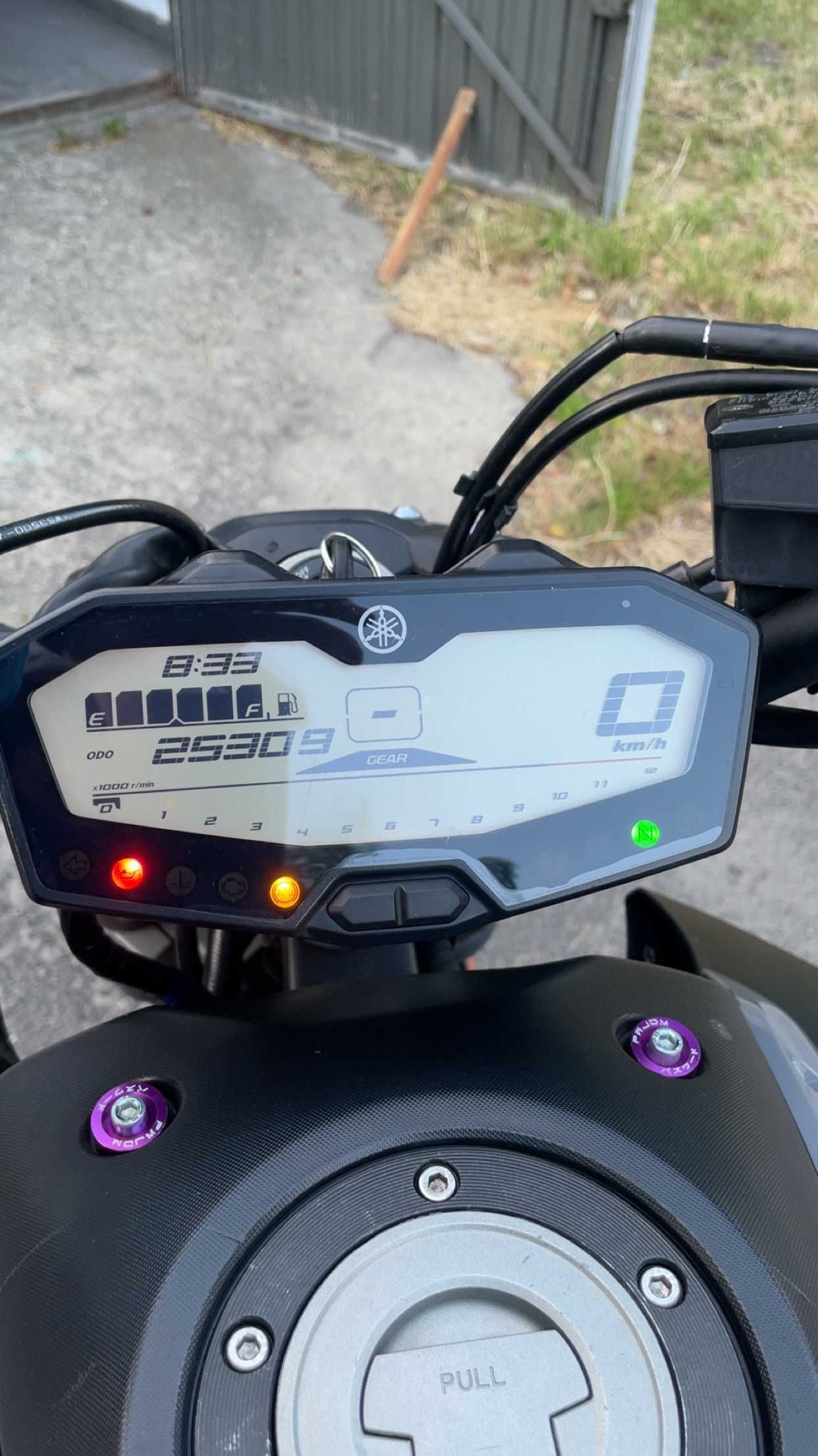 REZERWACJA yamaha mt 07 a2