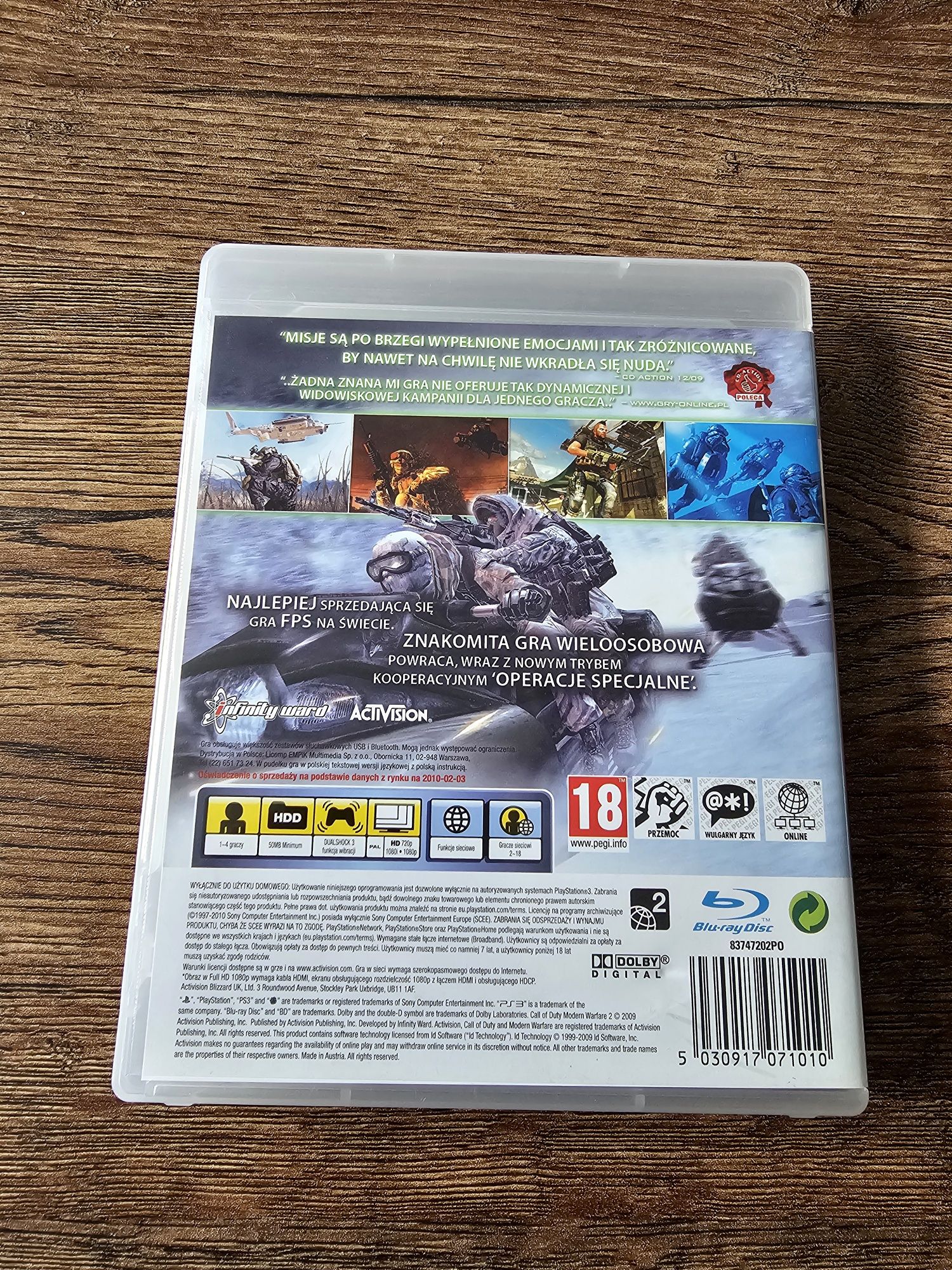 Call of Duty Modern Warfare 2 Playstation 3 PS3 gra