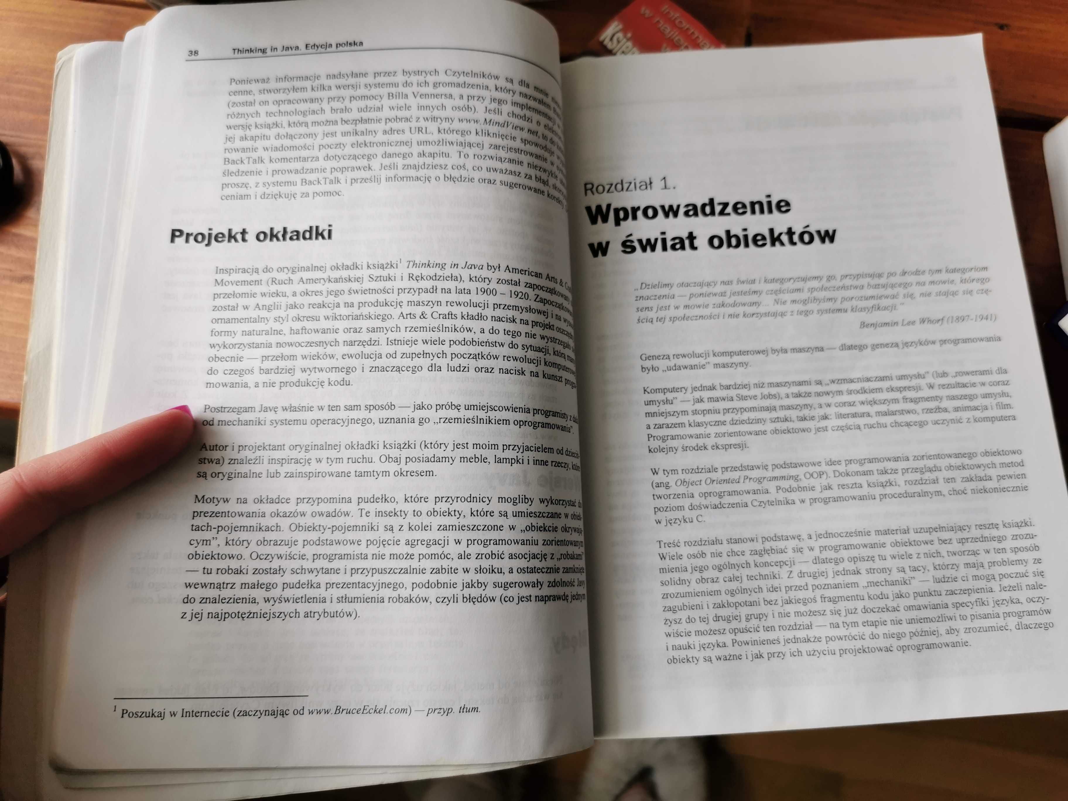 Książka IT Thinking in JAVA Edycja polska wydanie 3 Bruce Eckel Helion