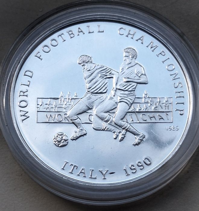 Afganistan 500 Afgani 1990 r Mistrzostwa Świata Włochy srebro 999