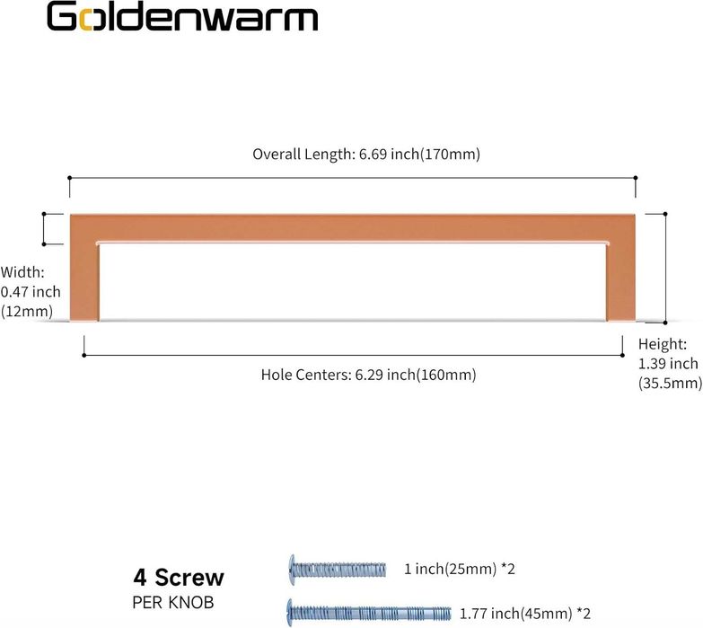 Goldenwarm 15 sztuk uchwytów do szafek