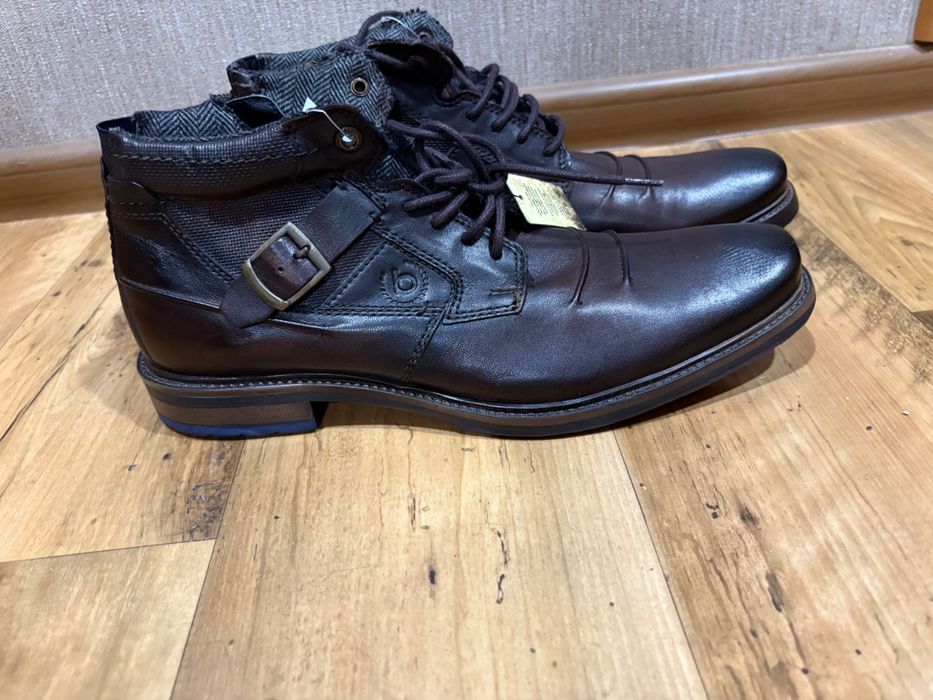 Ботинки-туфли Бугатти Bugatti Кожа