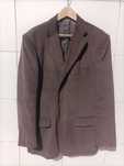 blazer castanho escuro, bem estimado, tamanho L