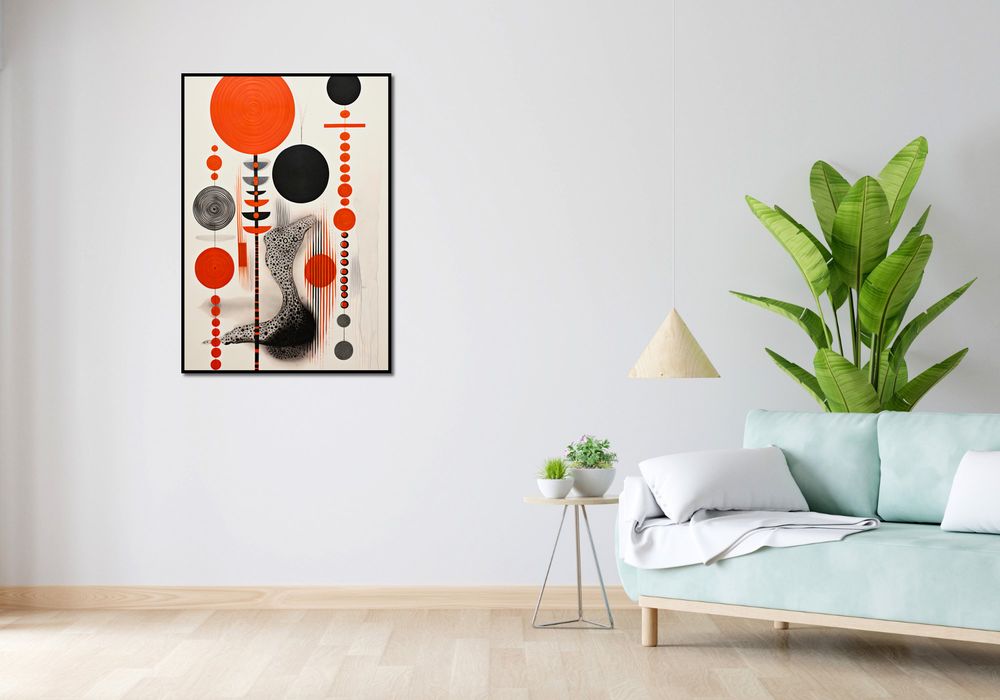 Plakat 70x100cm Kontrastowy Kosmos